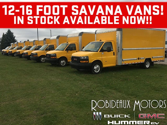 2021 GMC Savana Cutaway 3500 Base in Special Exterior Color — front three-quarter view