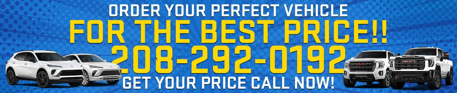 Order Your Perfect Vehicle at Robideaux Motors